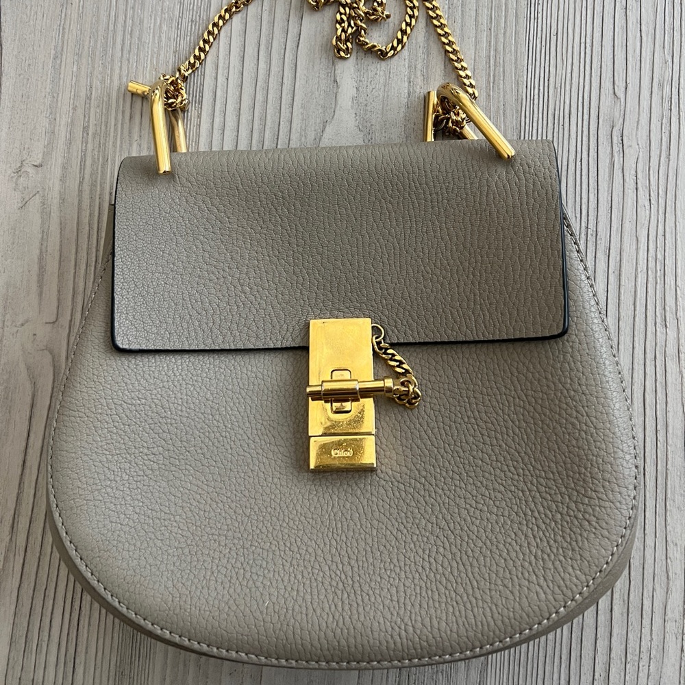 Taupe Chloe Drew Handbag